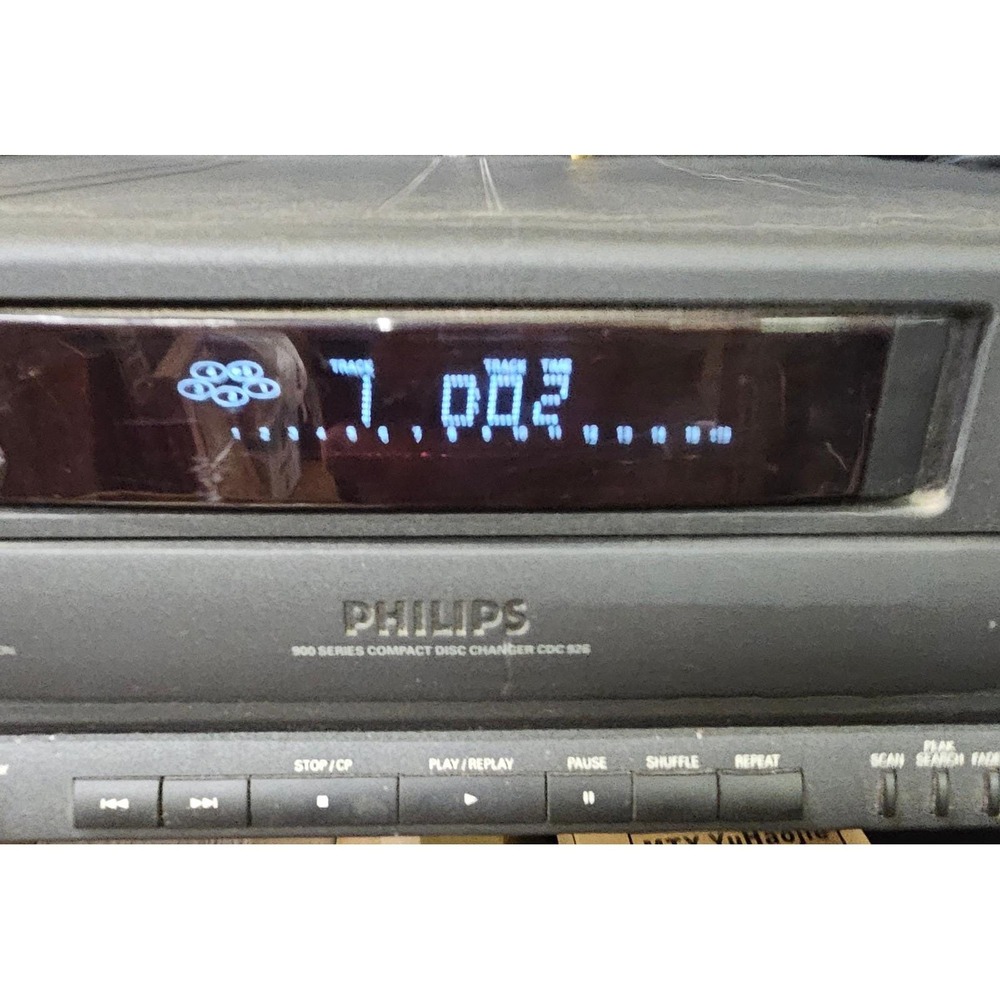 Philips CDC 926 900 Series 5-Disc Carousel CD Changer Bitstream Conversion 1994
